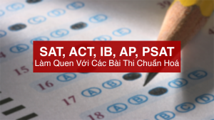 Làm quen với các bài thi chuẩn hoá: SAT, ACT, PSAT, AP, IB