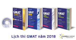 Lịch thi GMAT năm 2018
